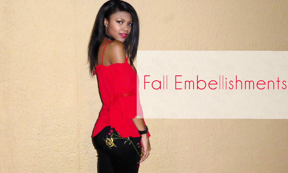 How to wear embellished pieces for fall