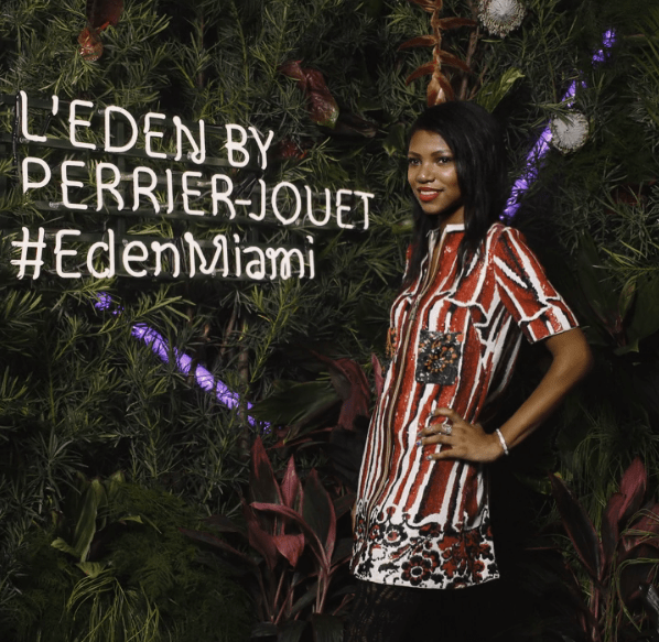L'Eden By Perrier-Jouet #EdenMiami Vanity Fair Ky Jade